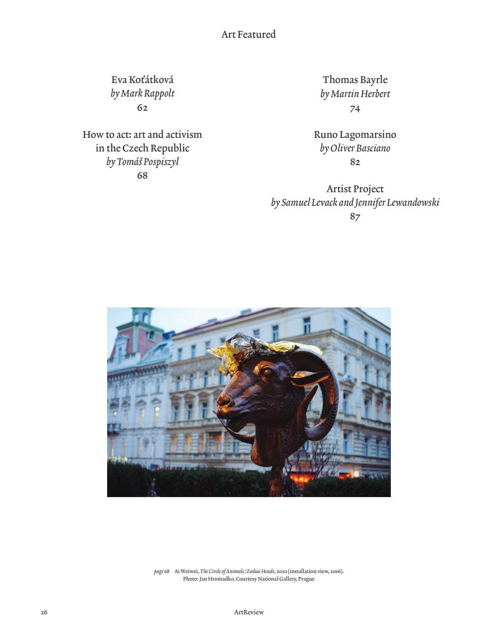 ArtReview Preview Pages