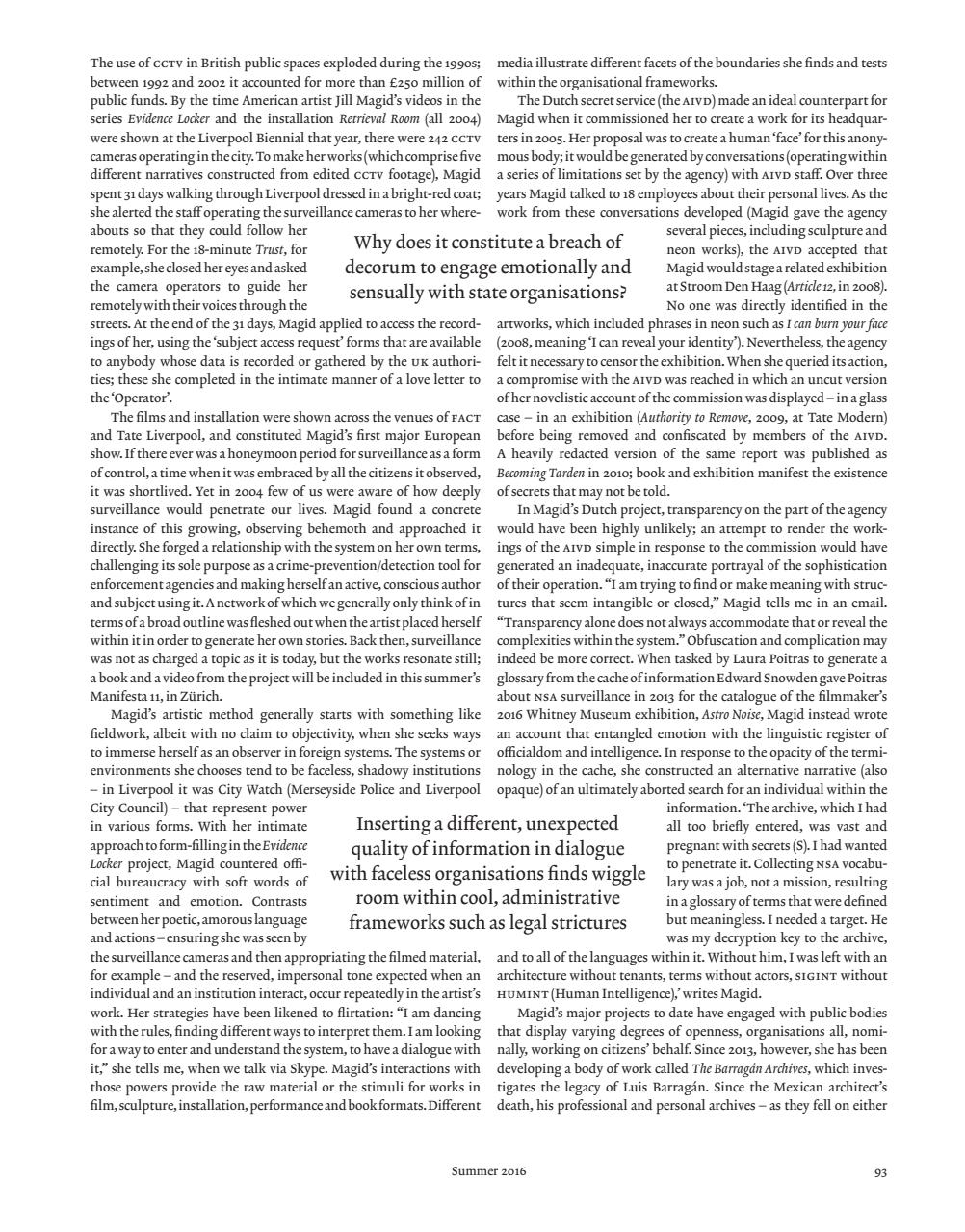 ArtReview Preview Pages