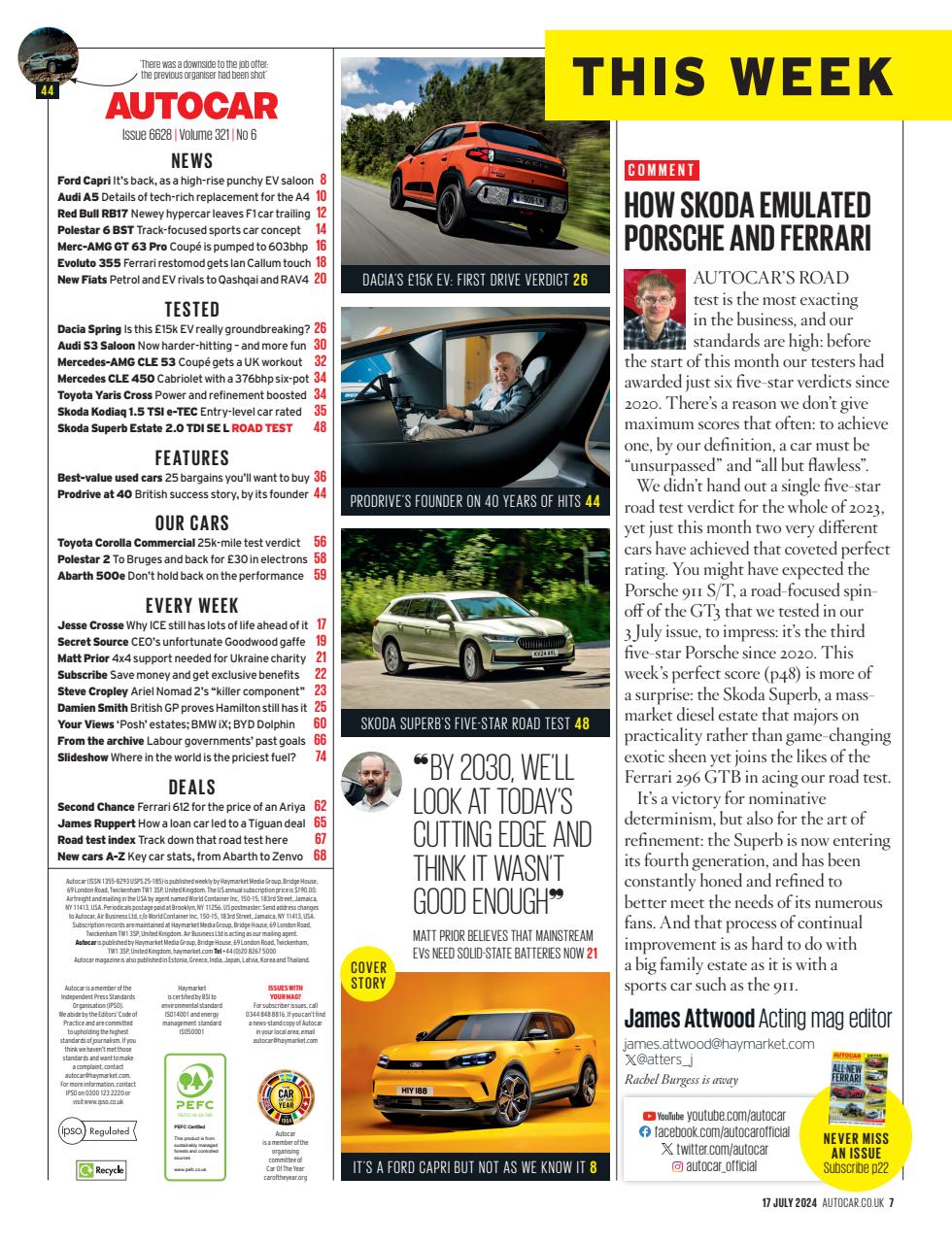 Autocar Preview Pages