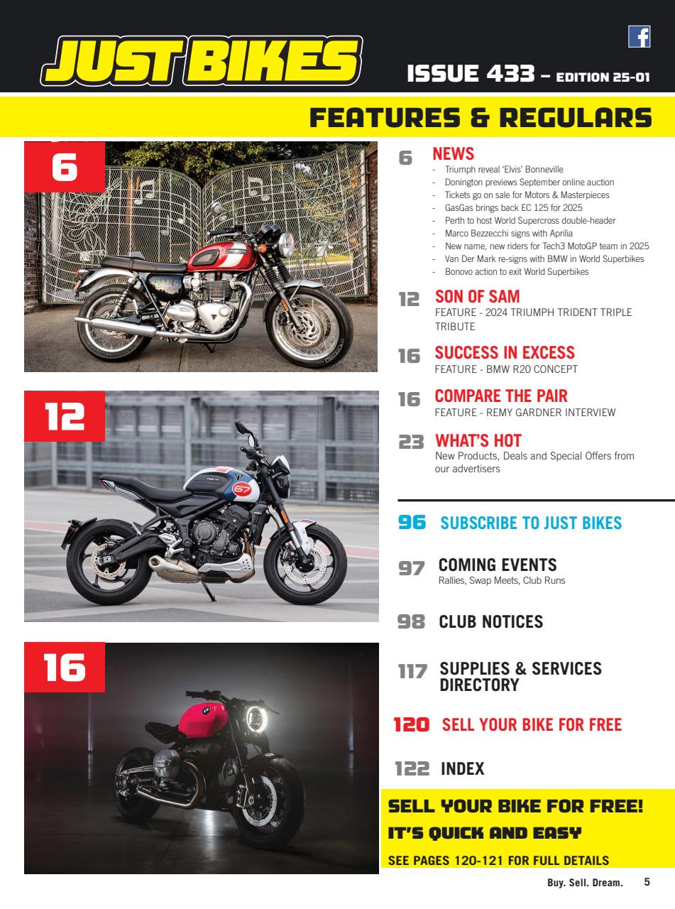 JUST BIKES Preview Pages