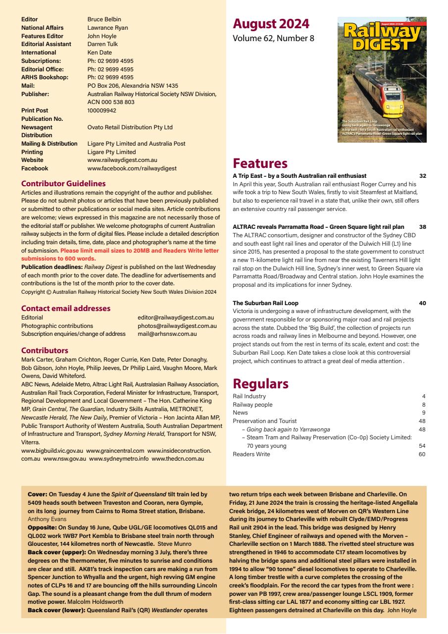 Railway Digest Preview Pages