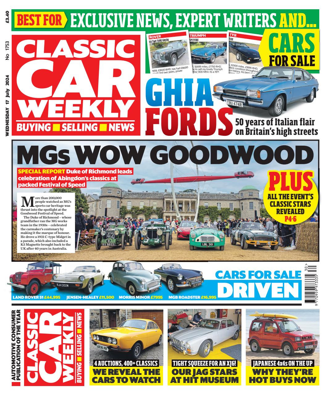Classic Car Weekly Preview Pages
