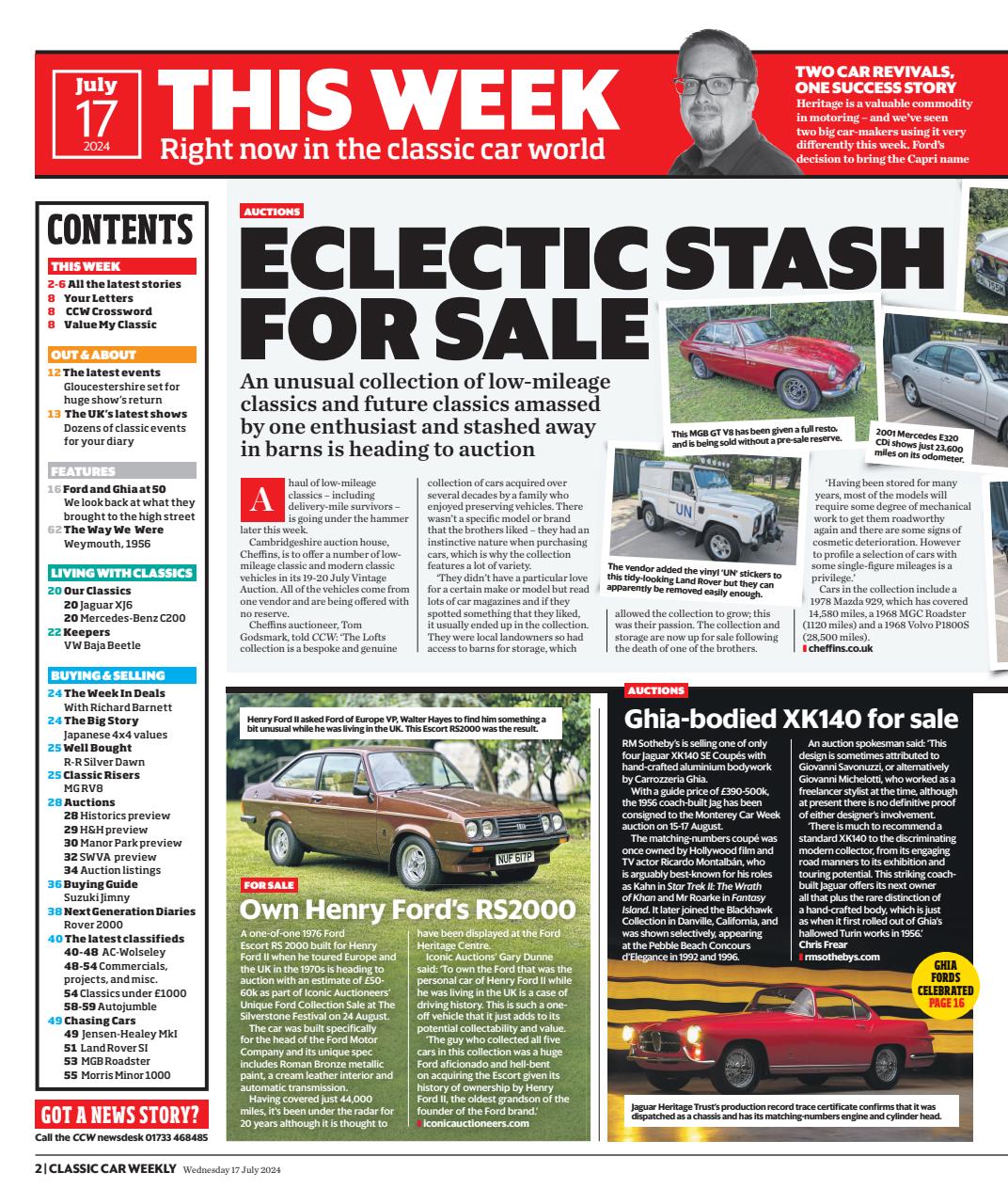 Classic Car Weekly Preview Pages