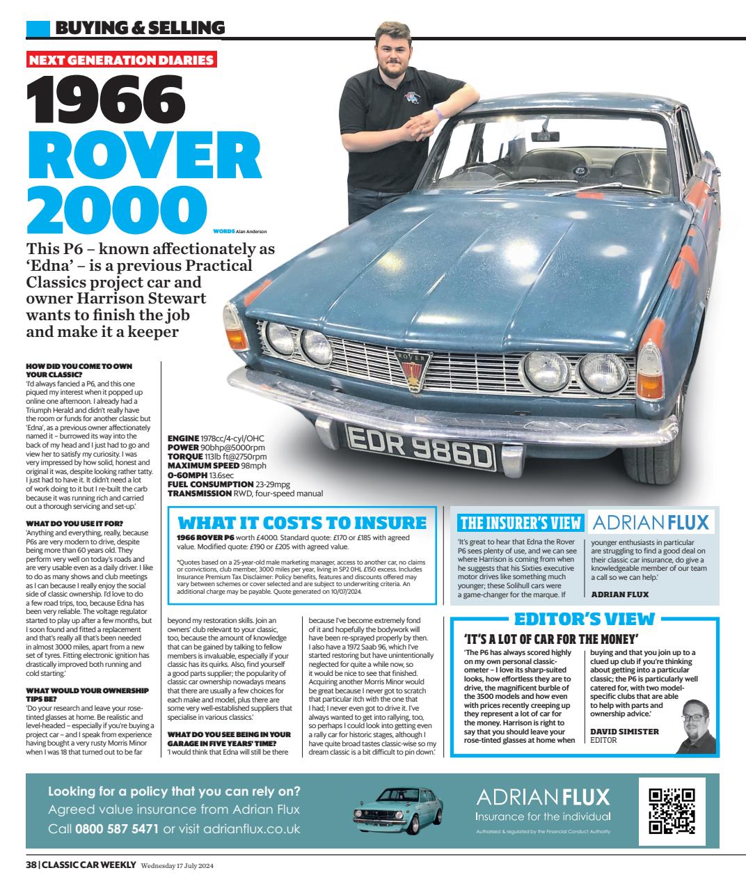 Classic Car Weekly Preview Pages