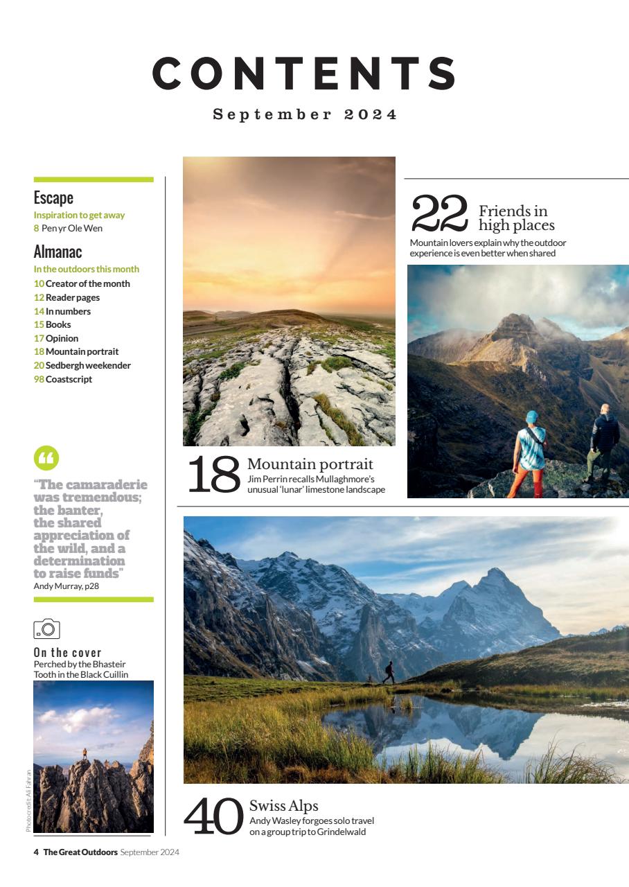TGO - The Great Outdoors Magazine Preview Pages