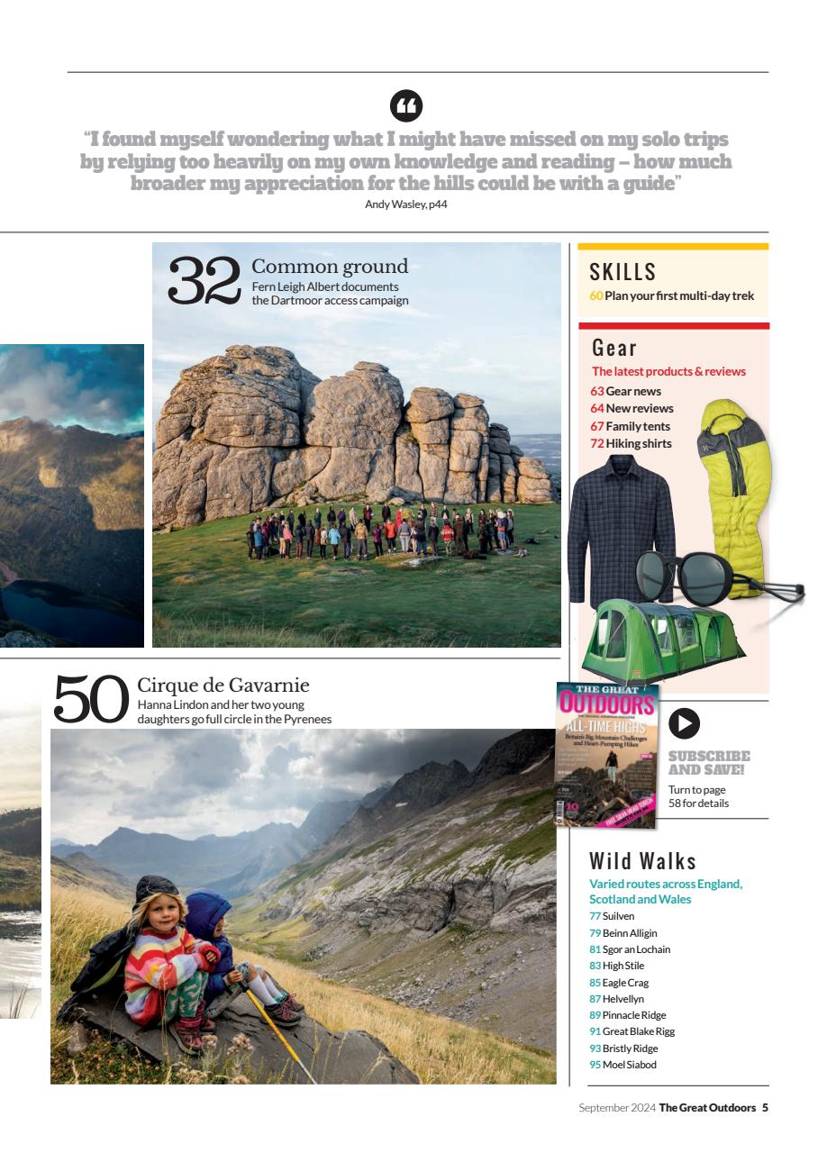 TGO - The Great Outdoors Magazine Preview Pages