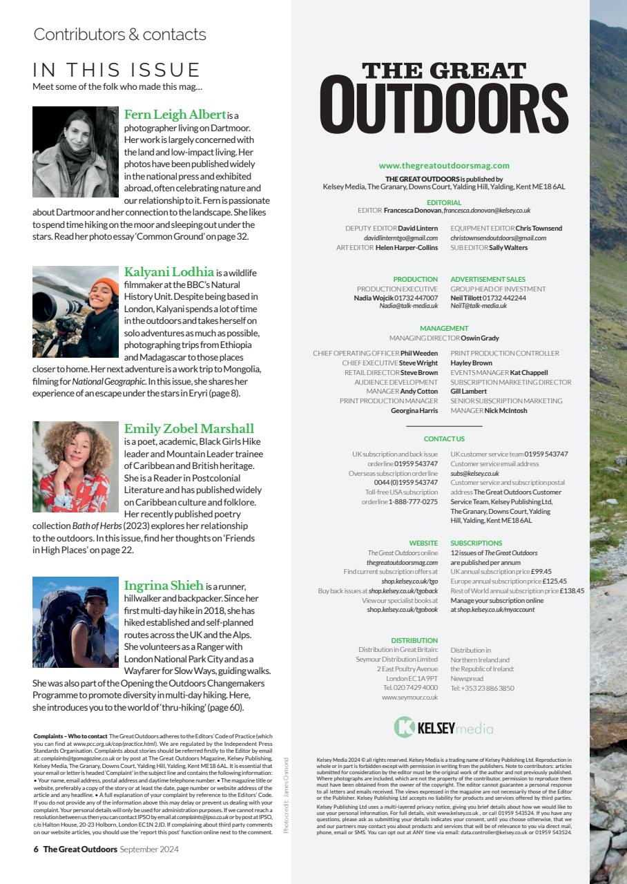 TGO - The Great Outdoors Magazine Preview Pages