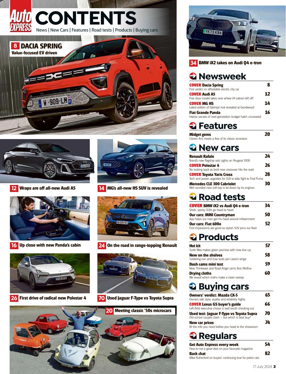 Auto Express Preview Pages