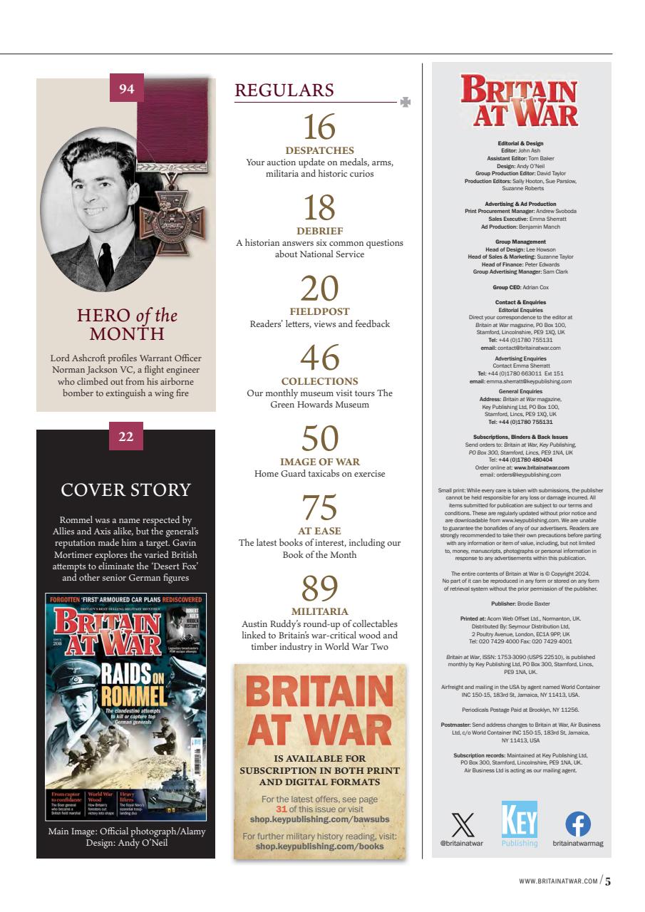 Britain at War Magazine Preview Pages