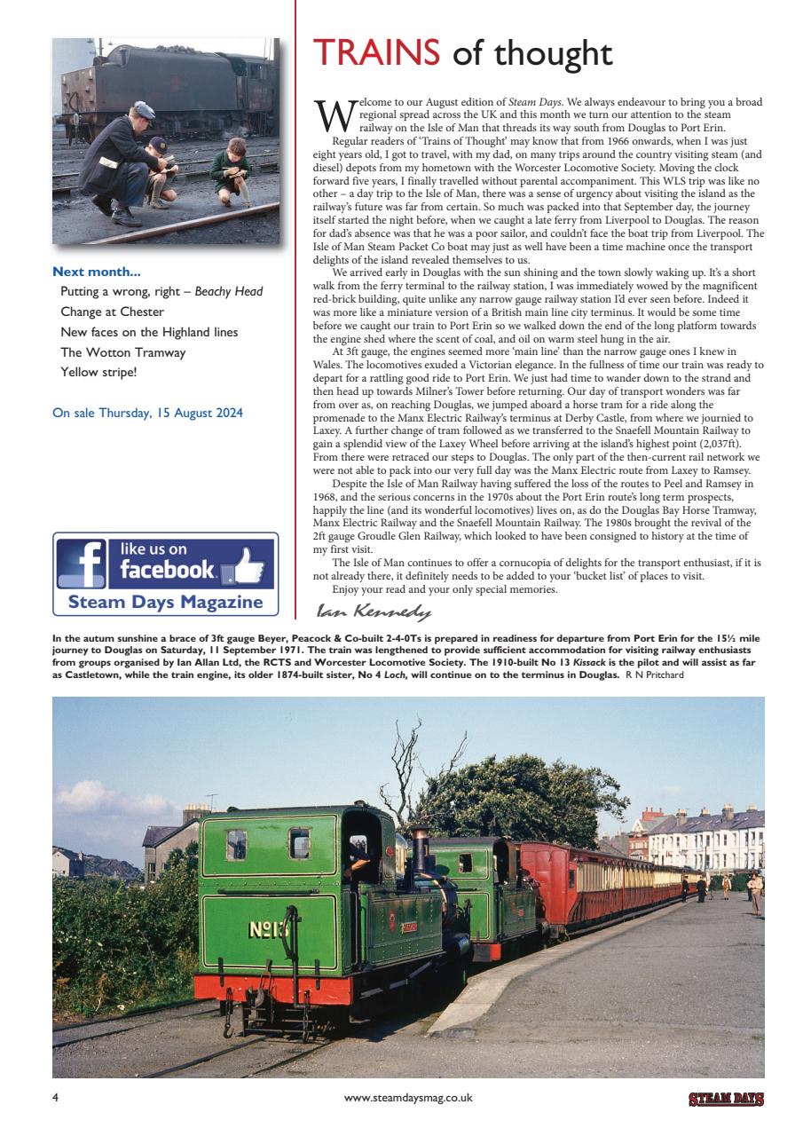 Steam Days Preview Pages