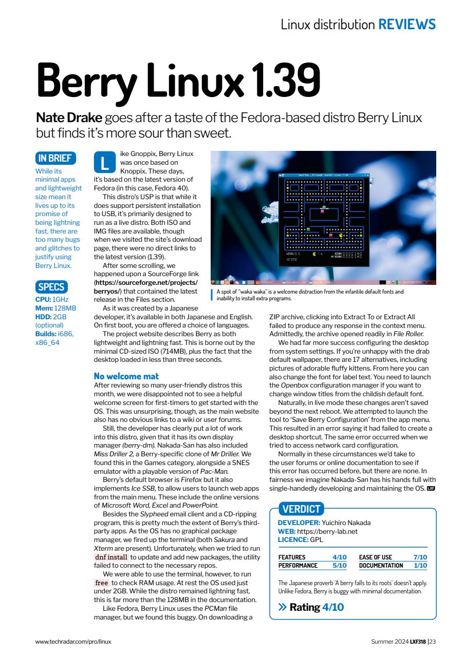 Linux Format Preview Pages