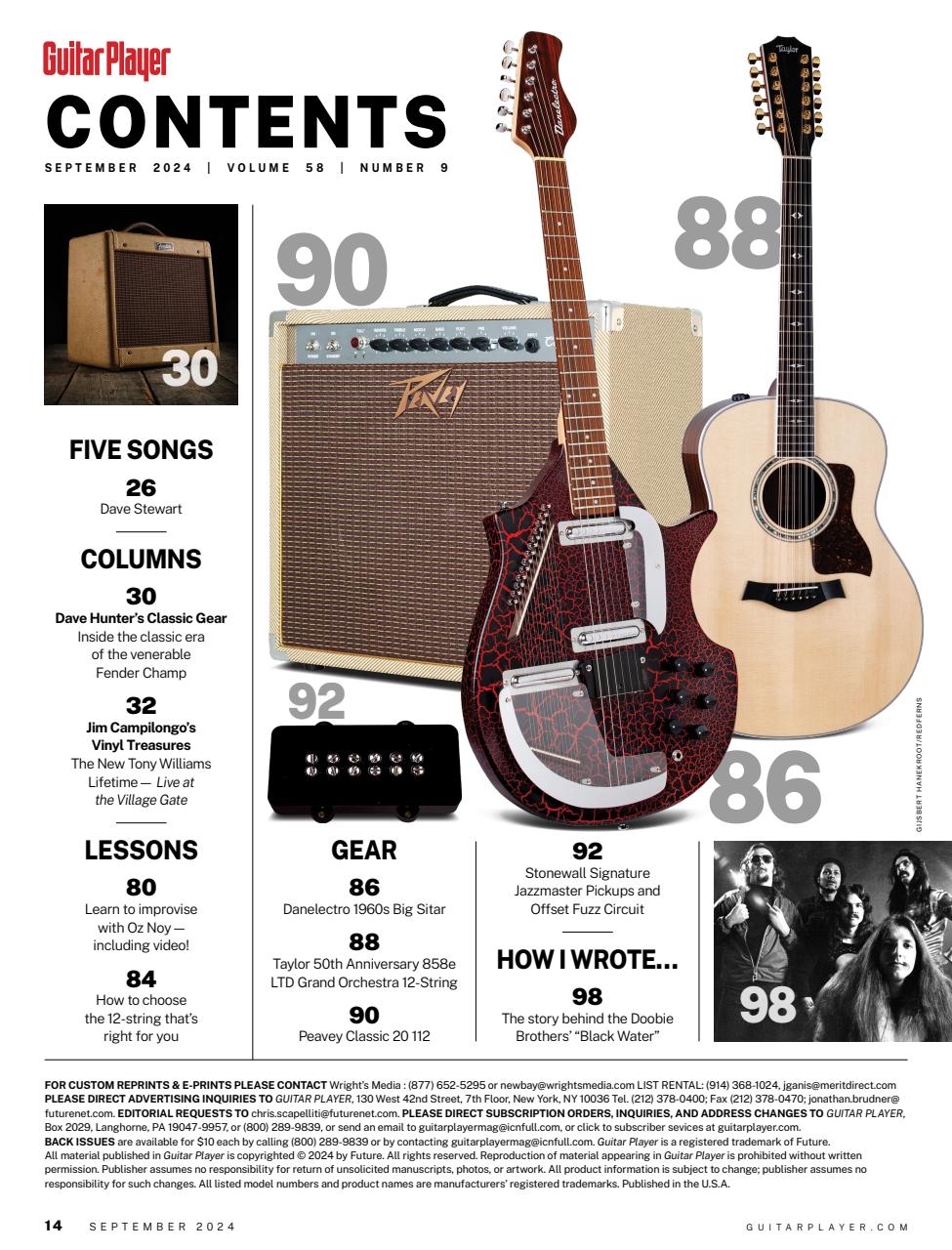 Guitar Player Preview Pages