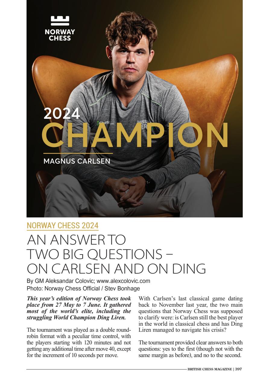 British Chess Magazine Preview Pages