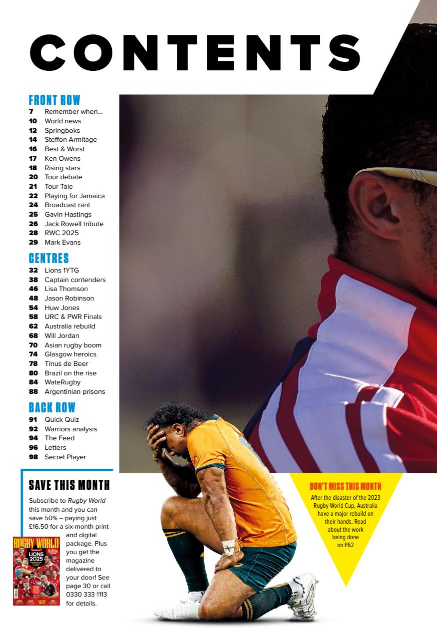 Rugby World Preview Pages