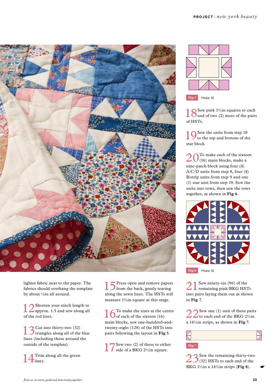 Today’s Quilter Preview Pages