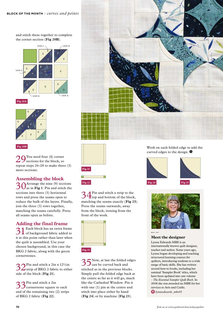 Today’s Quilter Preview Pages