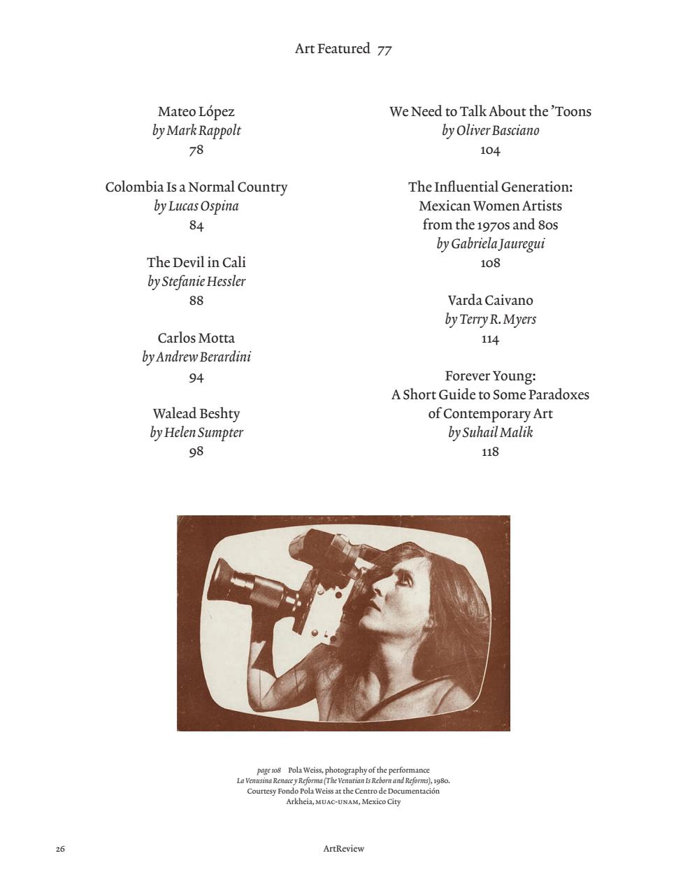 ArtReview Preview Pages