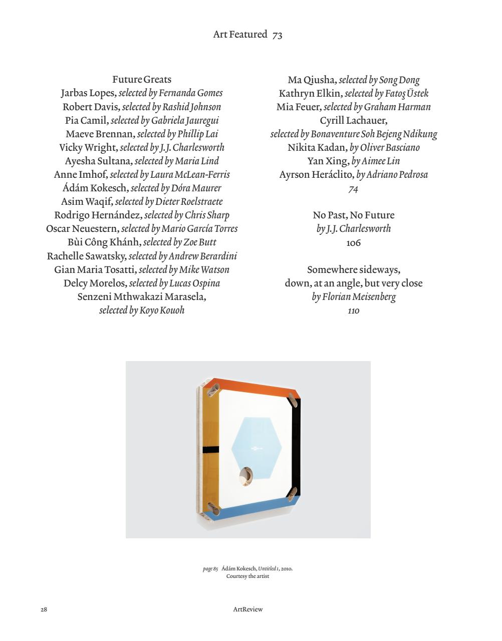 ArtReview Preview Pages