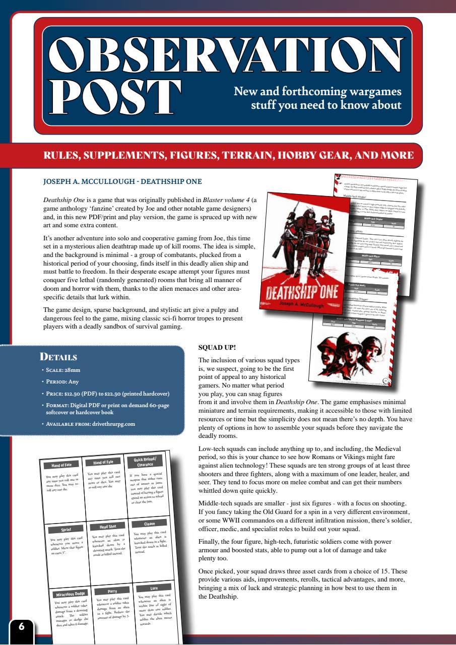 Wargames Illustrated Preview Pages