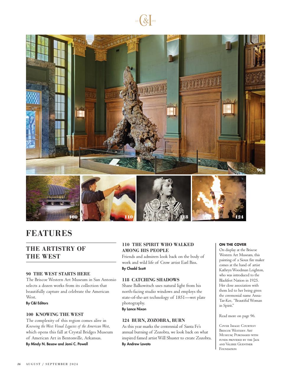 Cowboys and Indians Preview Pages