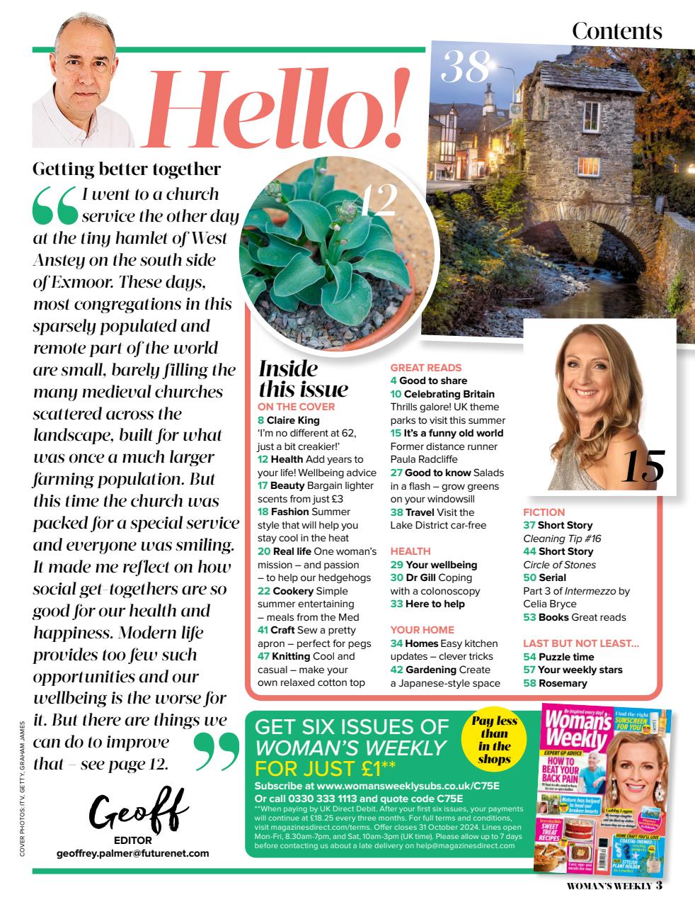 Woman's Weekly Preview Pages