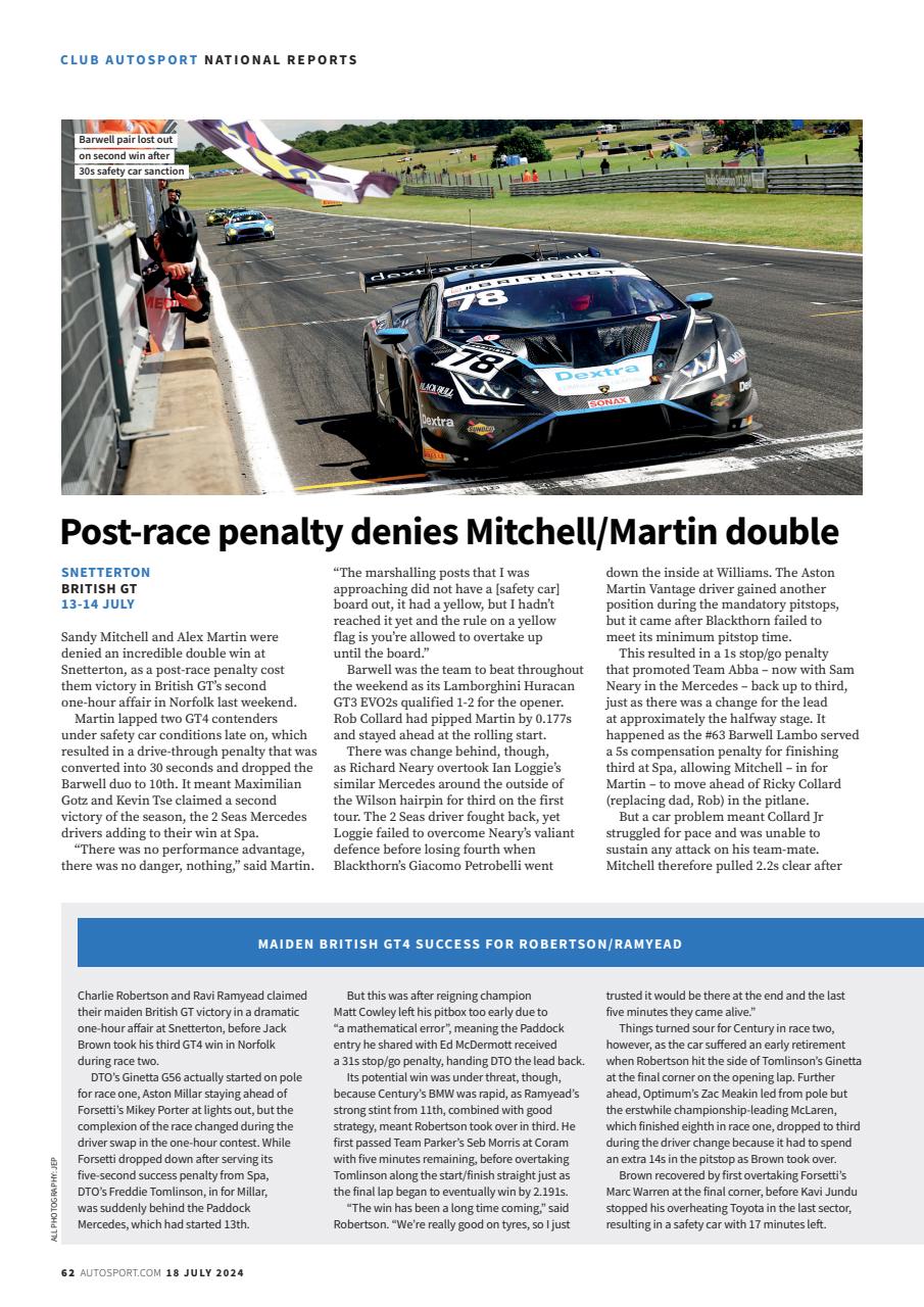 Autosport Preview Pages