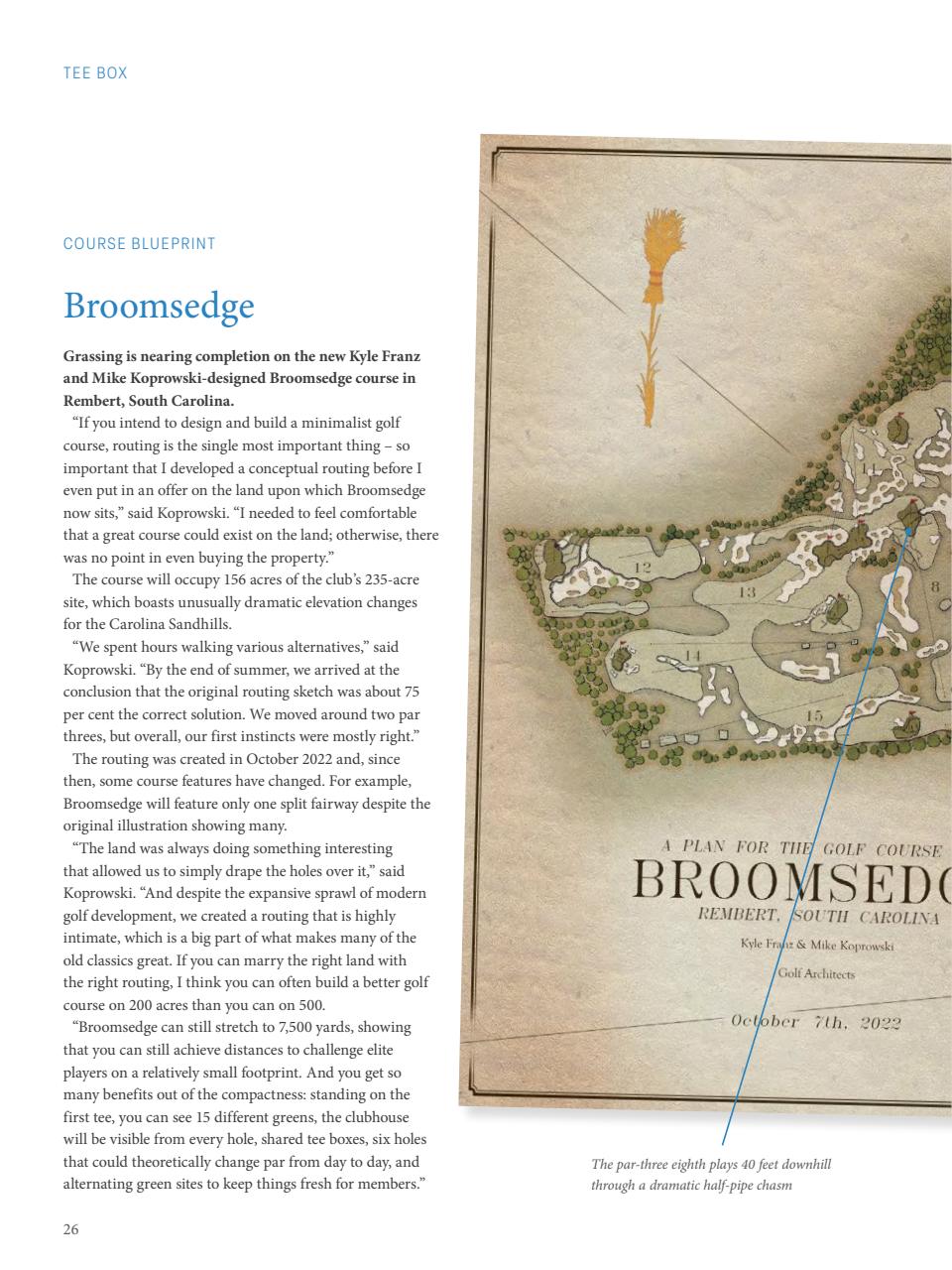 Golf Course Architecture Preview Pages