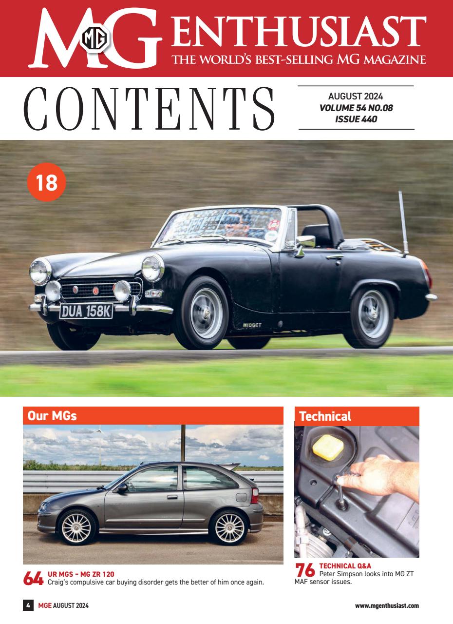 MG Enthusiast Preview Pages