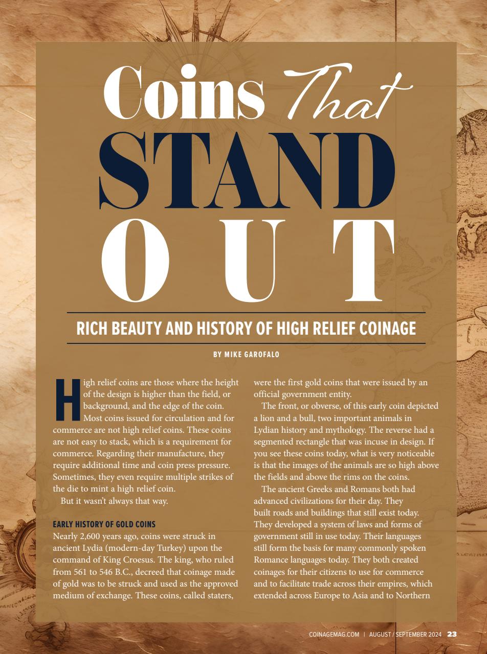 COINage Magazine Preview Pages