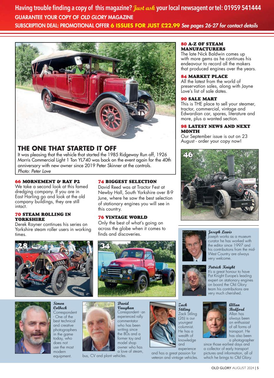 Old Glory Magazine Preview Pages