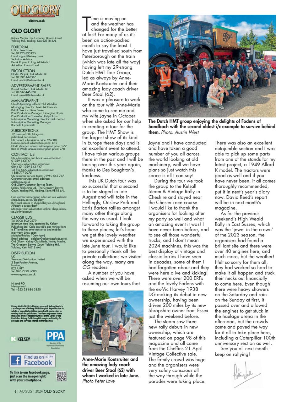 Old Glory Magazine Preview Pages