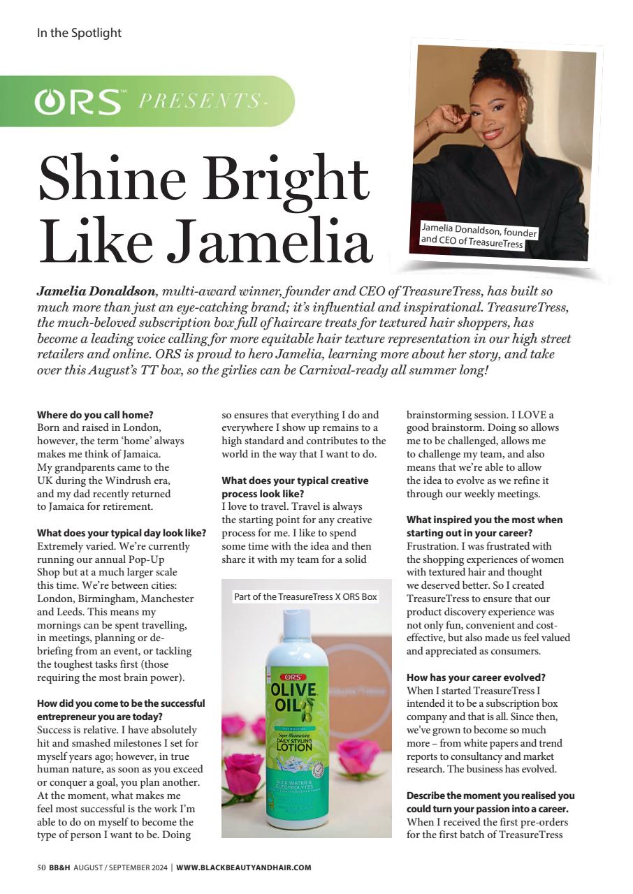 Black Beauty & Hair – the UK's No. 1 Black magazine Preview Pages