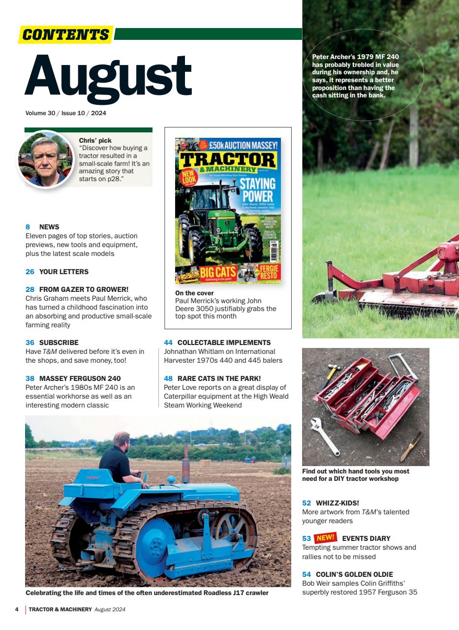 Tractor & Machinery Preview Pages