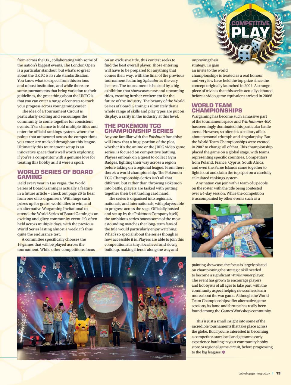 Tabletop Gaming Preview Pages