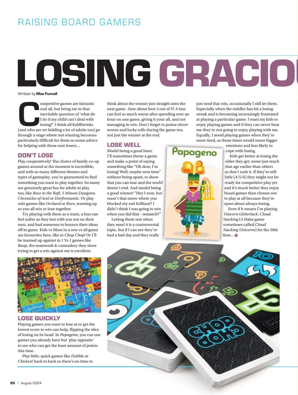 Tabletop Gaming Preview Pages