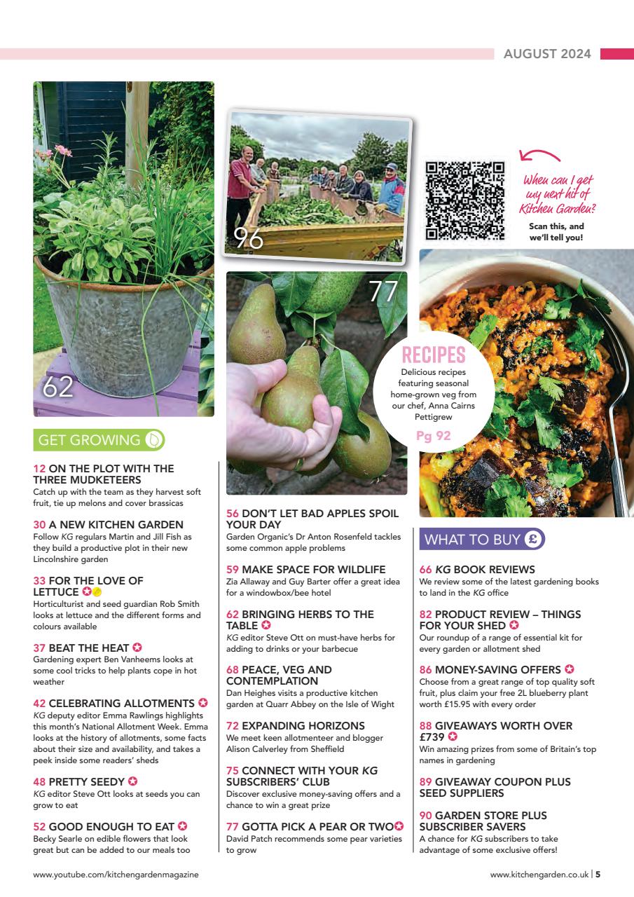 Kitchen Garden Magazine Preview Pages