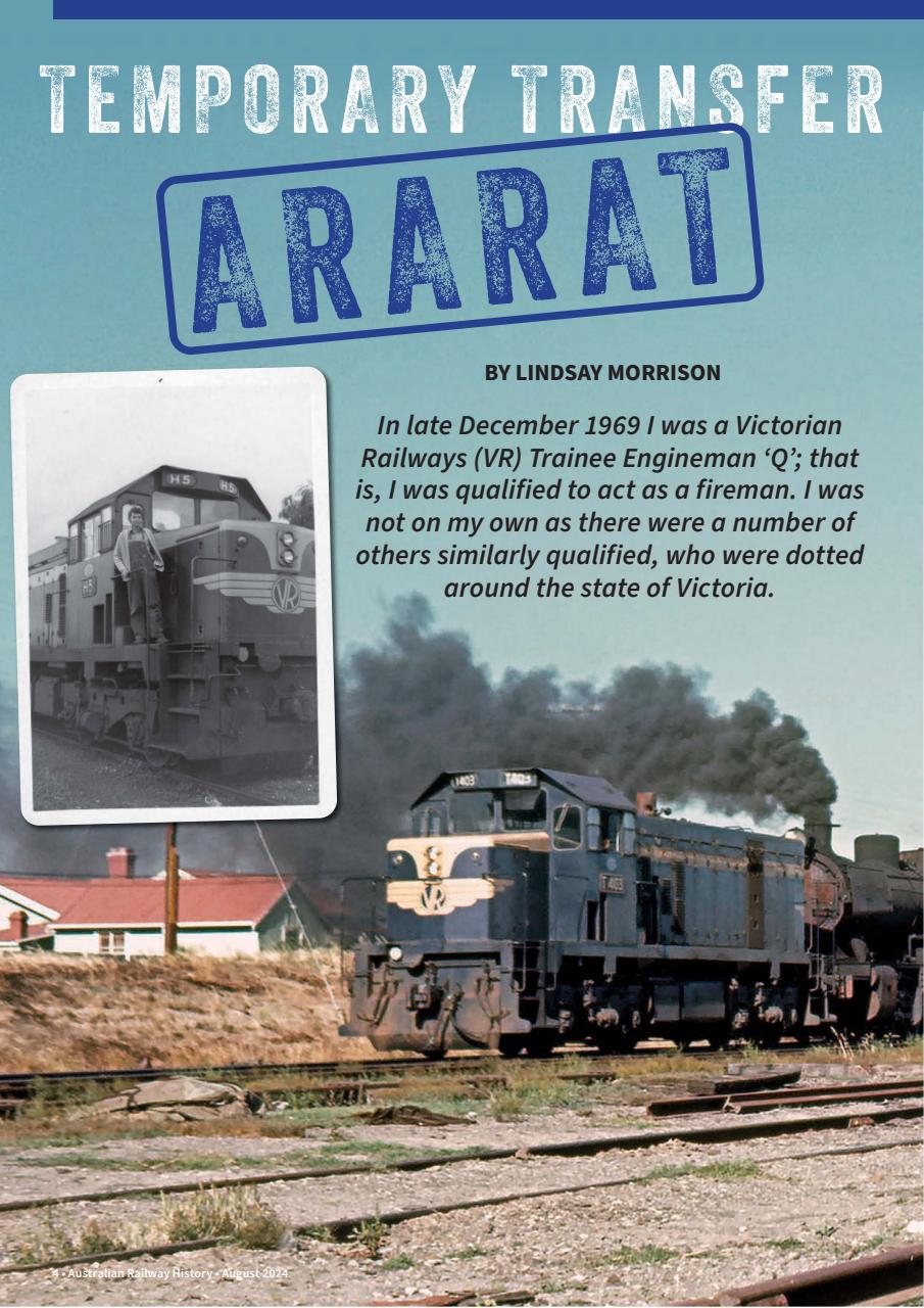 Australian Railway History Preview Pages