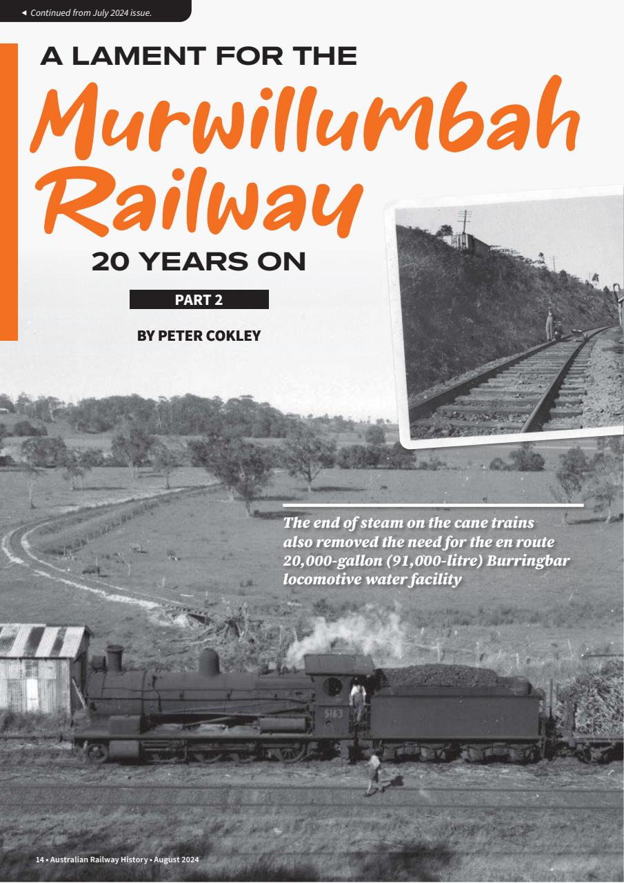 Australian Railway History Preview Pages