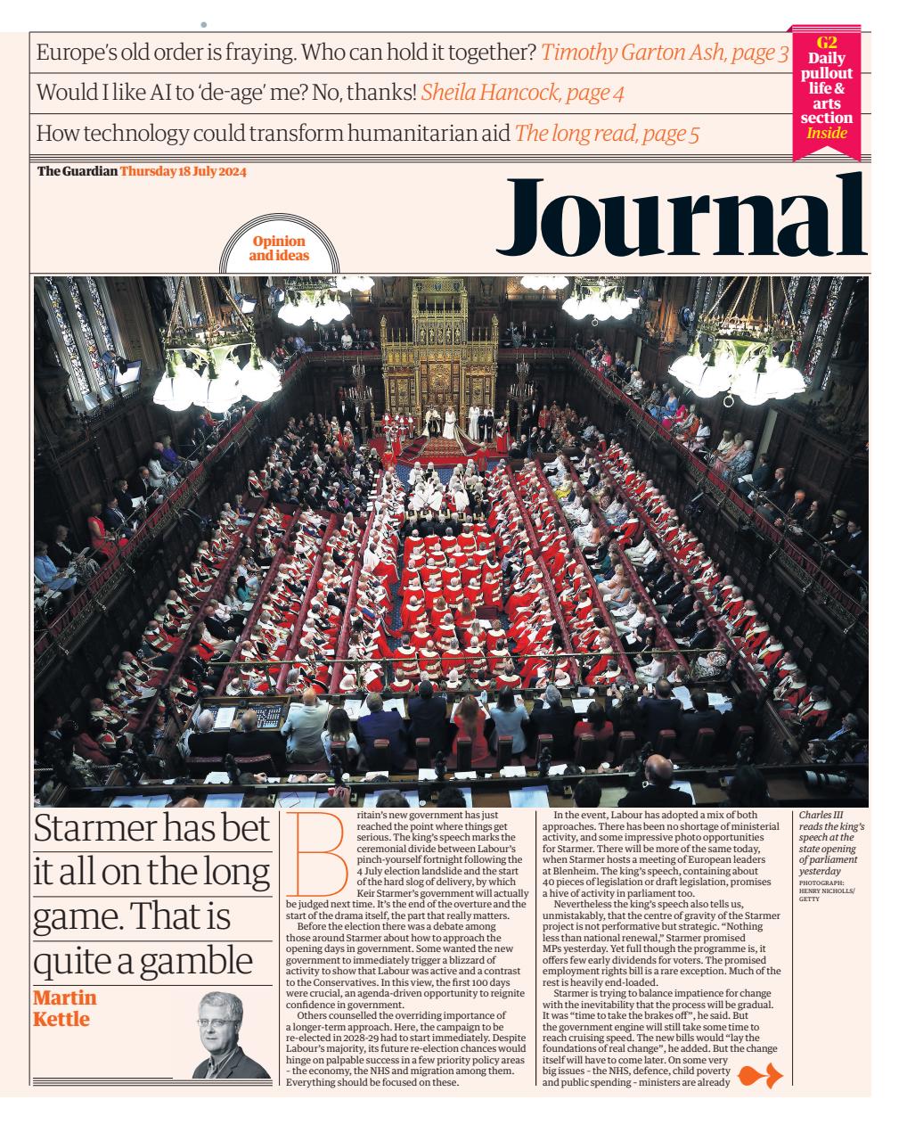 The Guardian Newspaper Preview Pages