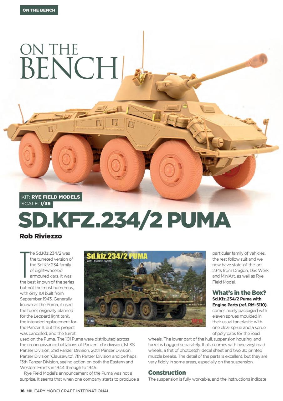 Military Modelcraft International Magazine - August 2024 Back Issue
