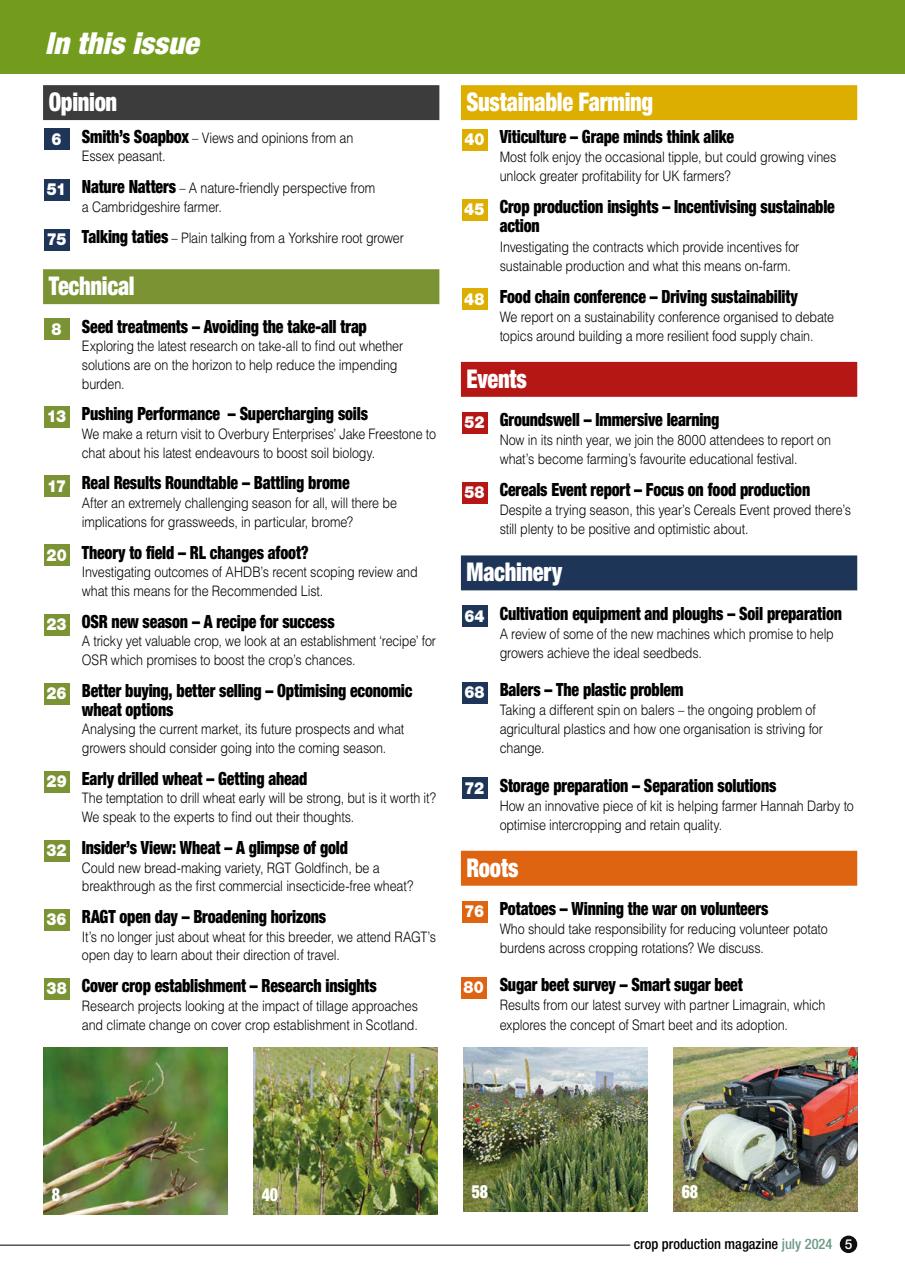 Crop Production Magazine Preview Pages