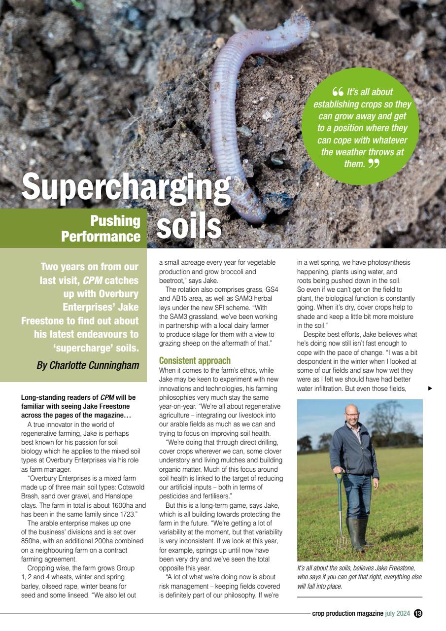 Crop Production Magazine Preview Pages