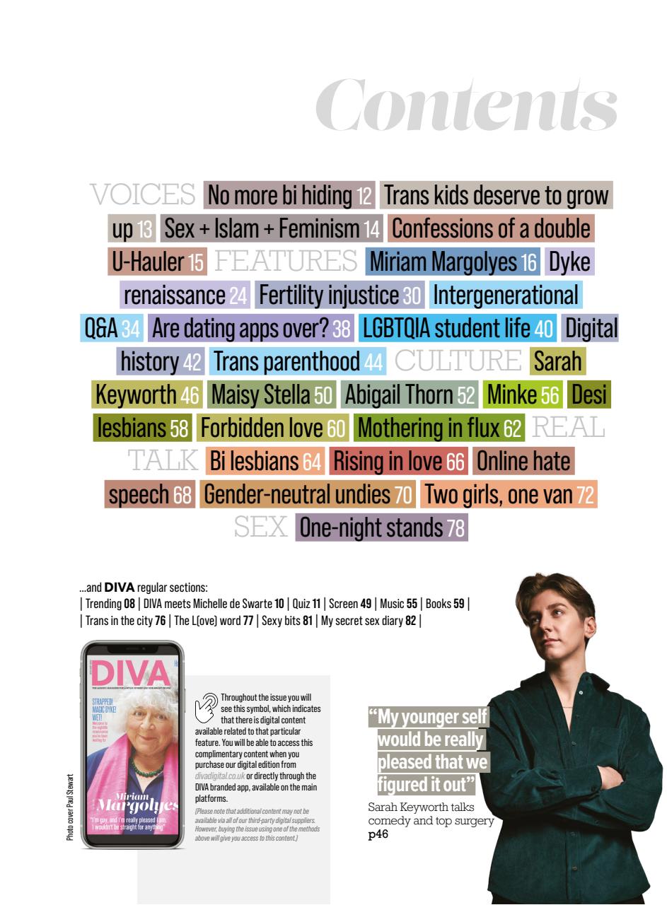 DIVA Magazine Preview Pages