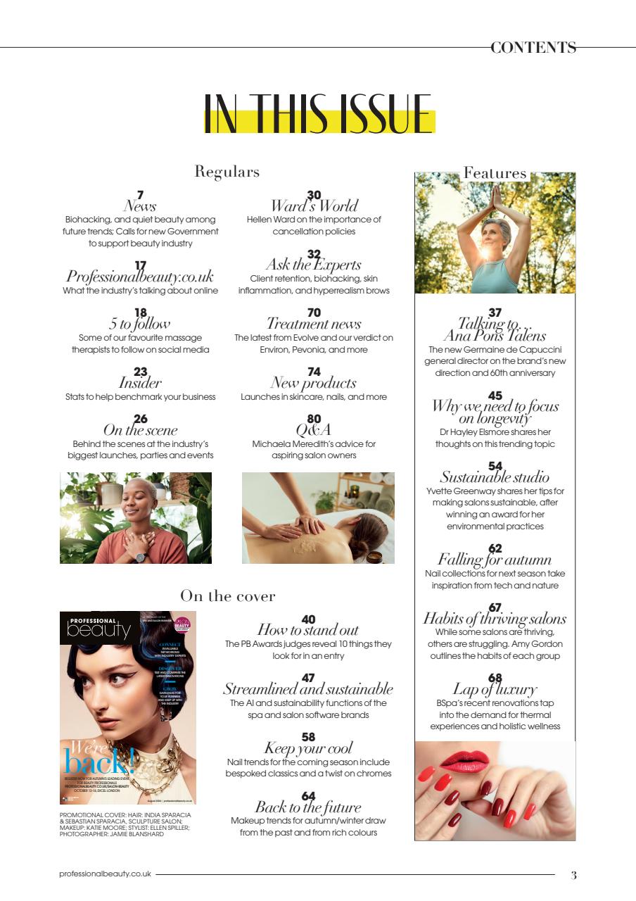 Professional Beauty Preview Pages