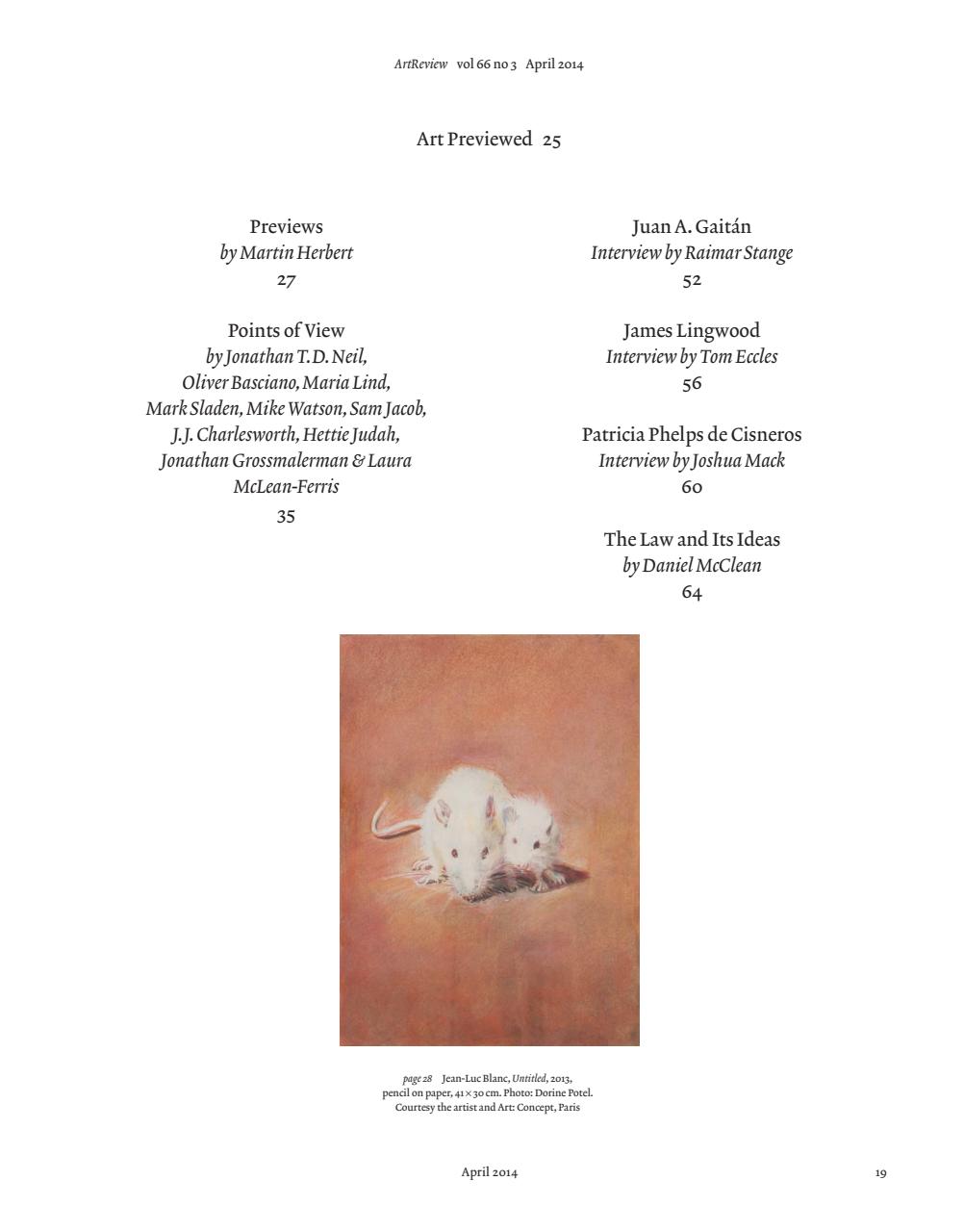 ArtReview Preview Pages