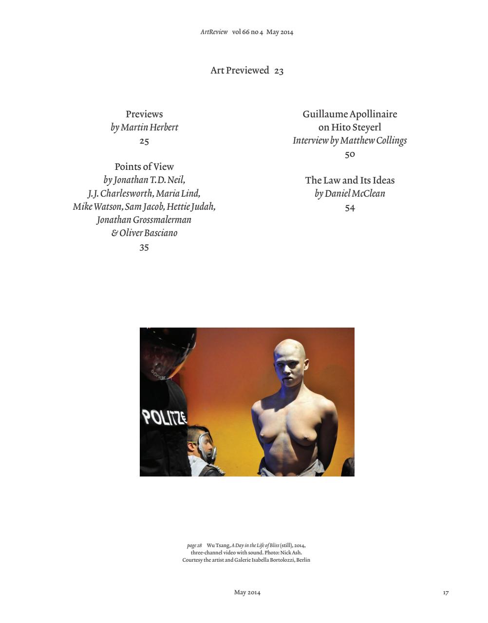 ArtReview Preview Pages