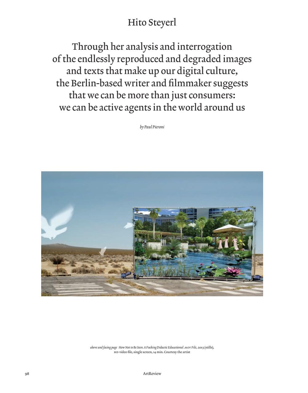 ArtReview Preview Pages