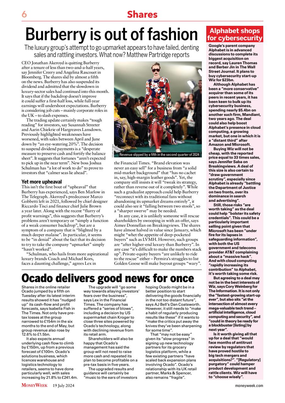 MoneyWeek Preview Pages