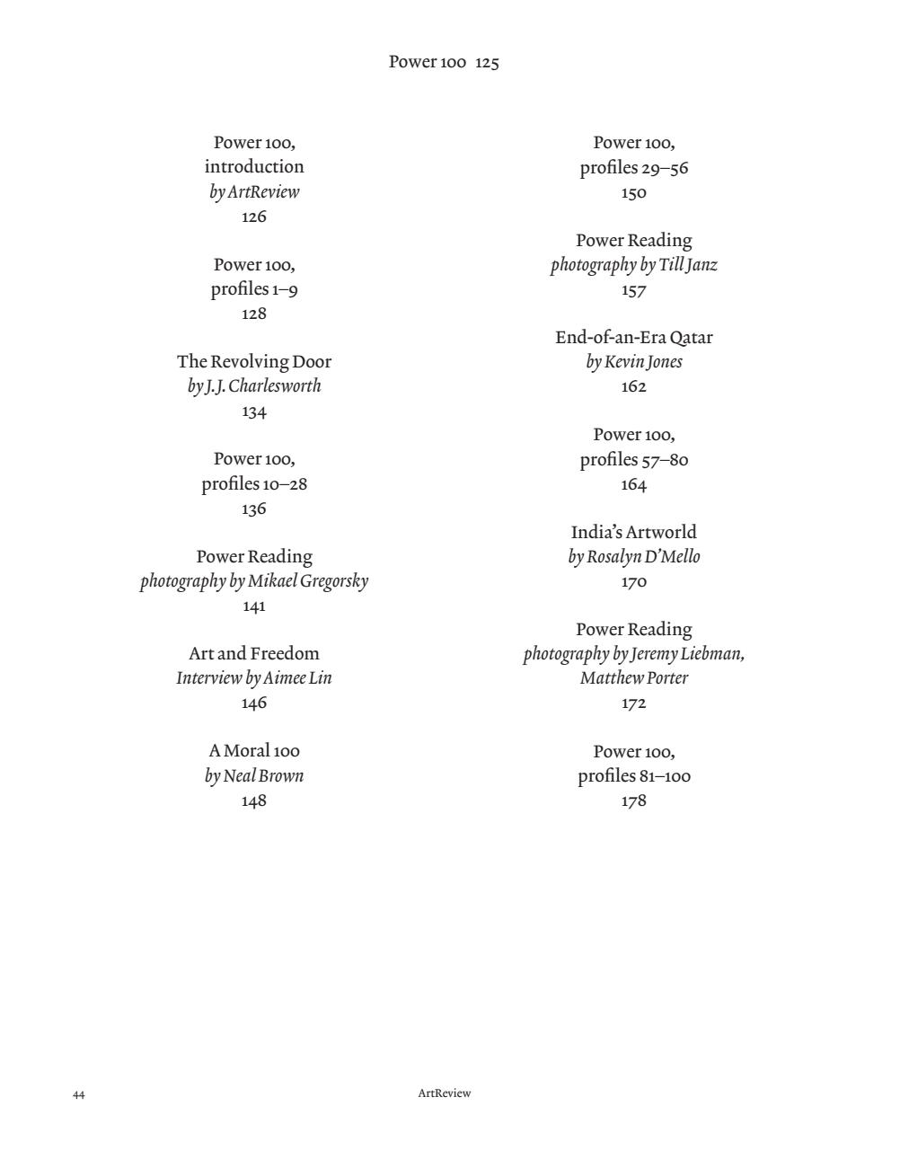 ArtReview Preview Pages