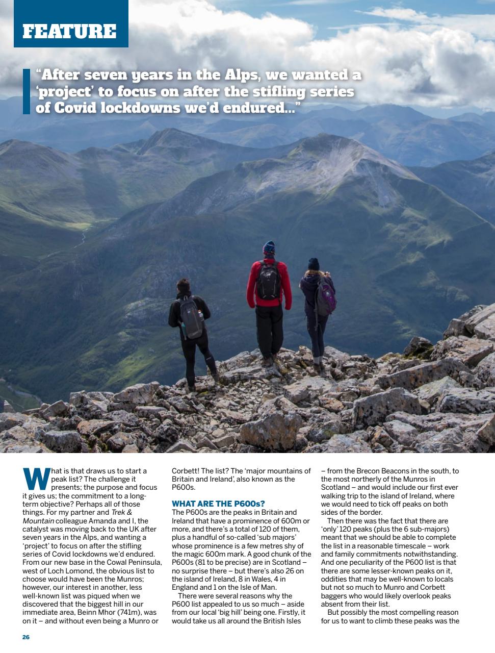 Trek & Mountain Magazine Preview Pages